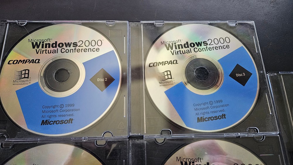 Windows 2000 Virtual Conference 6 Disk Set + Bonus Disk Issued in New Orleans