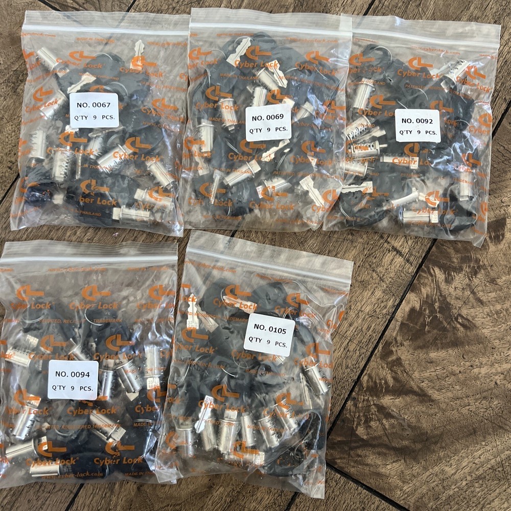 Cyber Lock M1 CC Replacement Cylinder With 2 Keys Random Codes