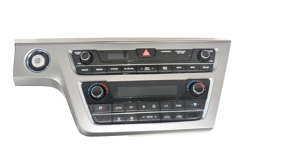 15 16 17 Hyundai Sonata Navigation Control Panel Climate Control