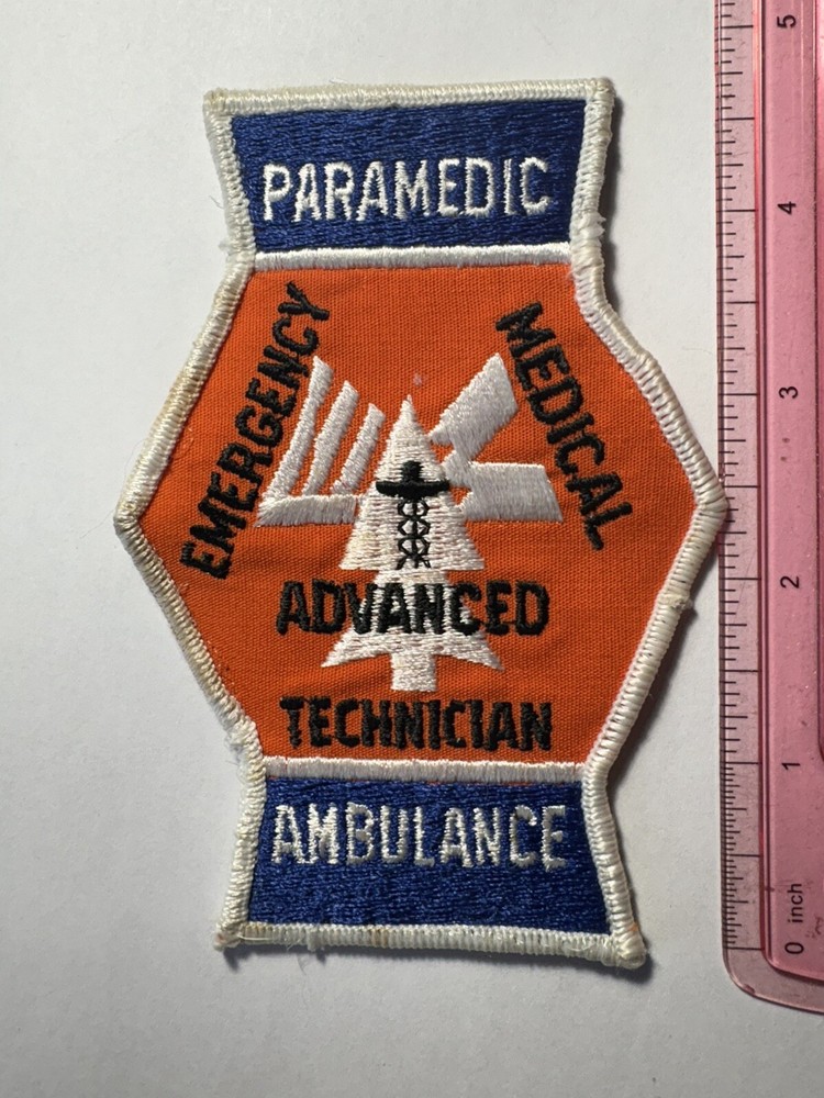 Advanced Emergency Medical Technician ~ Paramedic Ambulance Patch