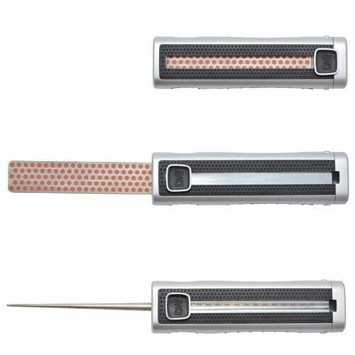 DMT 20000 Slyder 2 Sharp Portable Knife Sharpener 600 Mesh Fine Serrated/Plain E