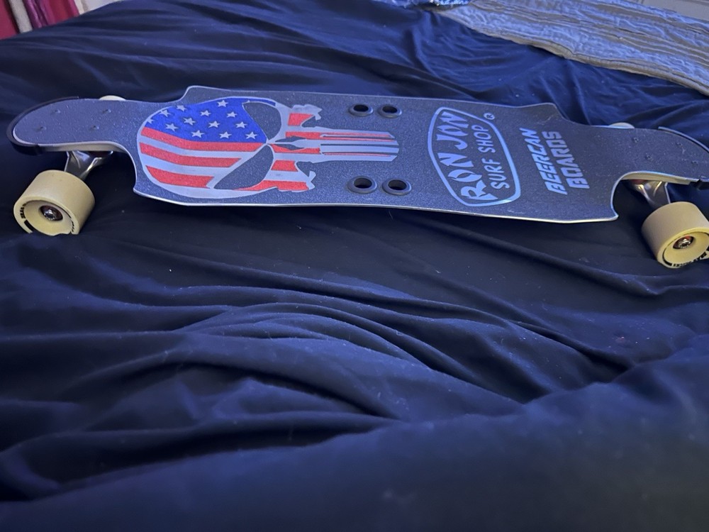Ron Jon Surf Shop Beercan Longboard Skateboard