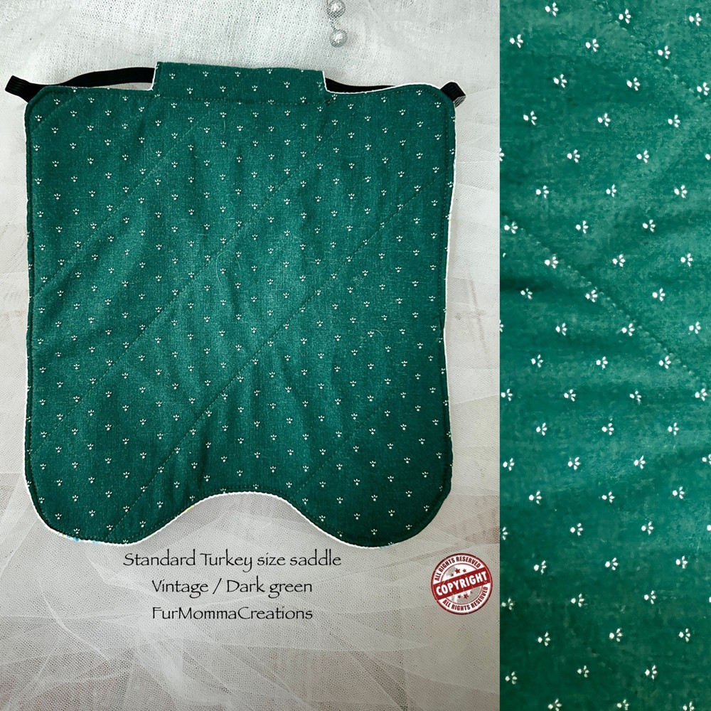 Turkey Saddles Quilted Multi Layer USA Made Apron Feather protector