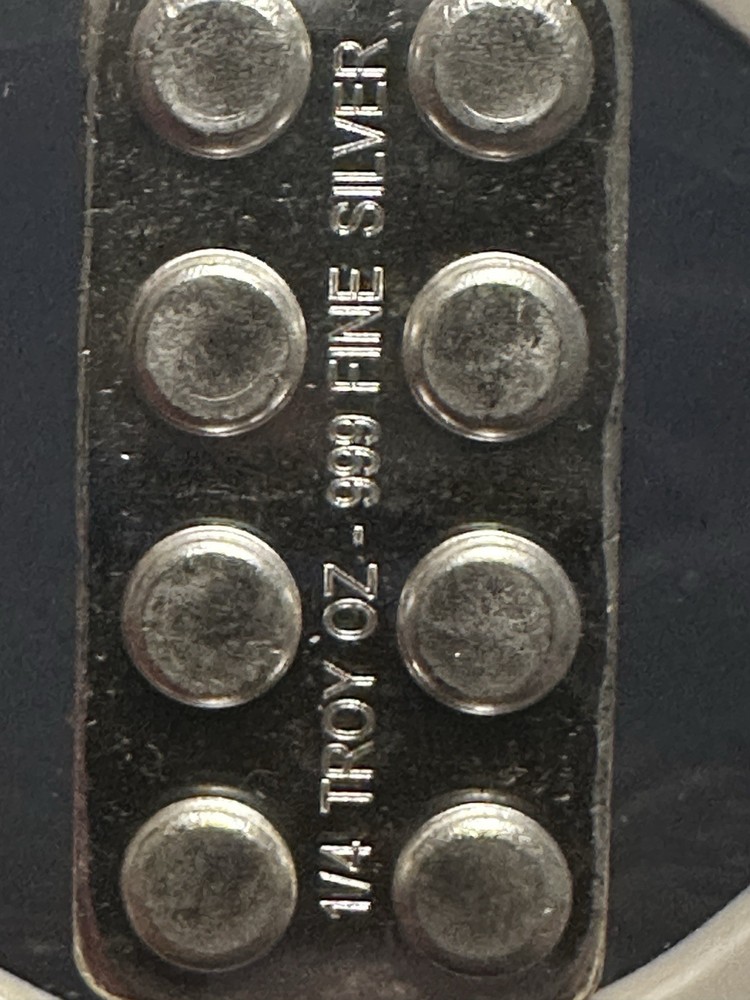 1/4 Oz .999 Fine Silver Lego