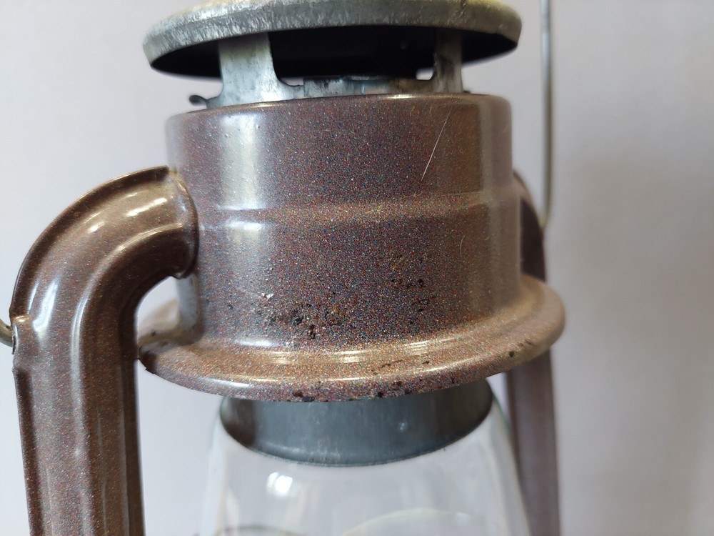 Soviet Vintage Kerosene Lamp. USSR original. Soviet Union ОТК 11