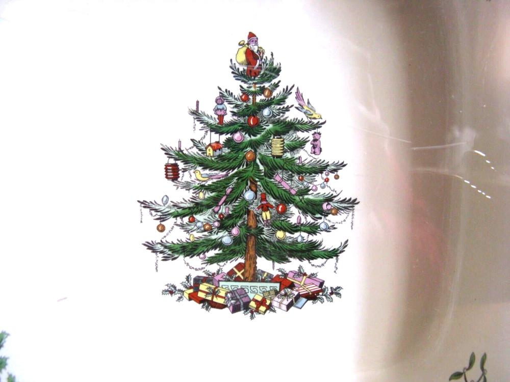 Spode Portmeirion Group Christmas Tree 10" Square Baker NIB