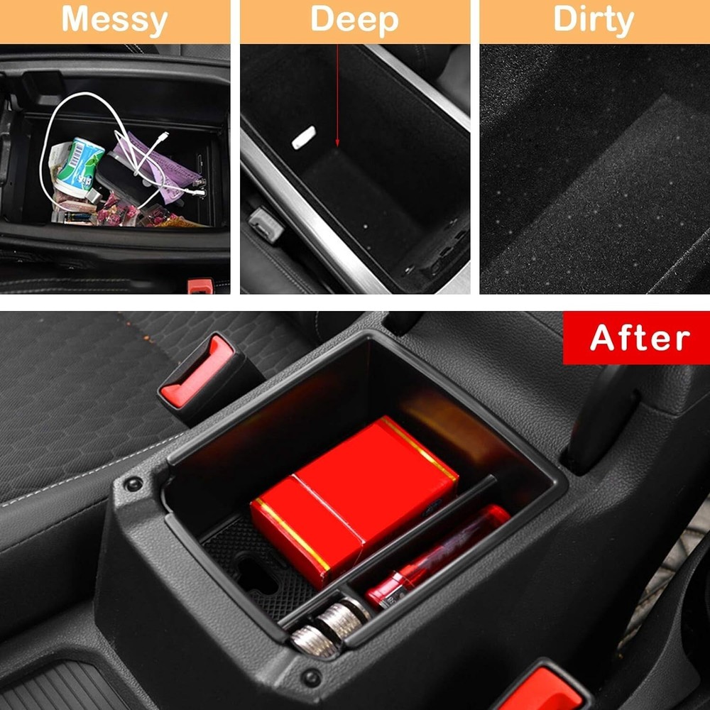 Center Console Organizer Suitable with 2018-2024 VW Tiguan Armrest Insert Tray