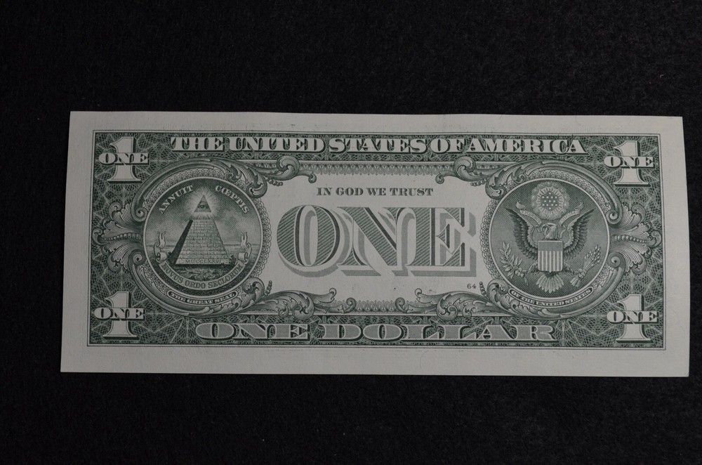 STAR NOTE 2017 UNCIRCULATED SAN FRANCISCO L SERIES ONE DOLLAR BILL