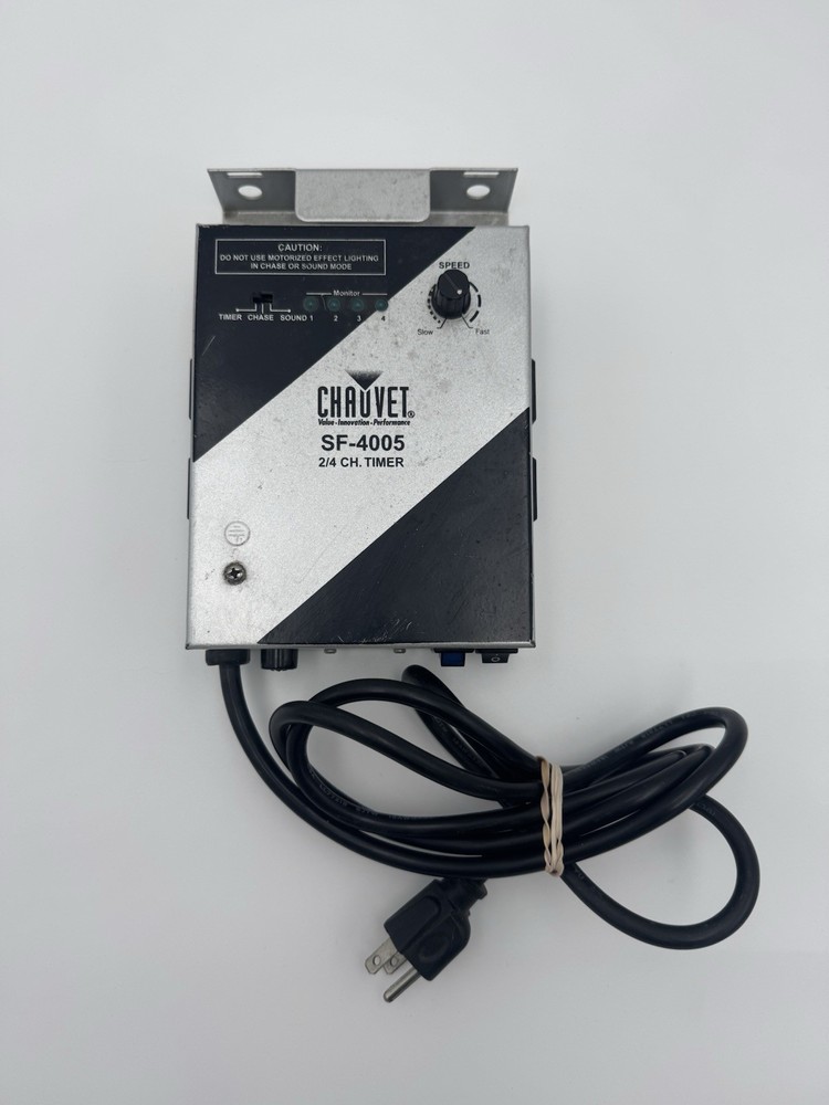 CHAUVET SF-4005 2/4 Channel Timer System Controller w Power Cord