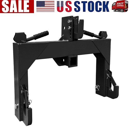 3 Point Quick Hitch 3000 Lbs Capacity for Category 1 Tractor 2" Receiver Hitch