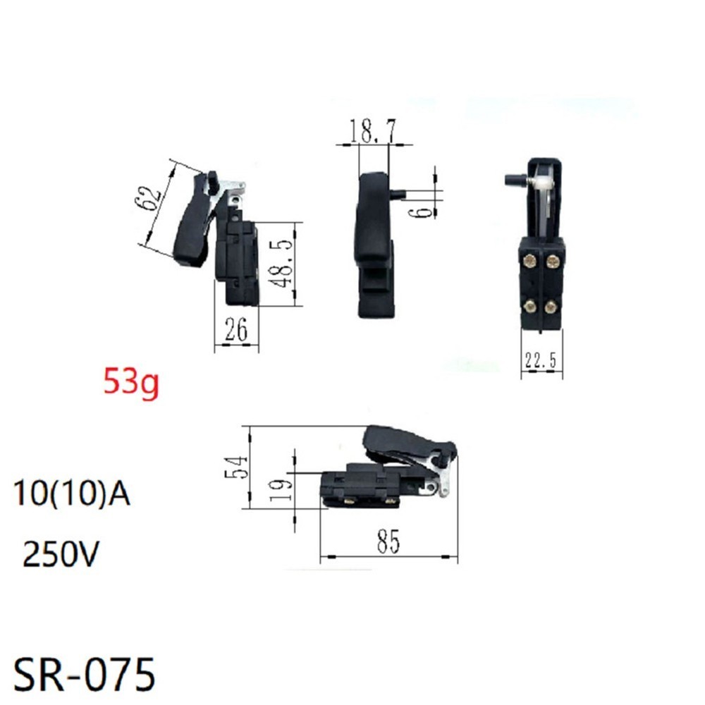 Long lasting For HC14K Switch Aluminum Machine Switch 250V 10A for Power Tools