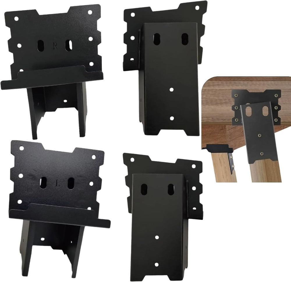 4X4 Outdoor Multi-Use Angle Brackets,Platform Bracket for Hunting Blinds, Shooti