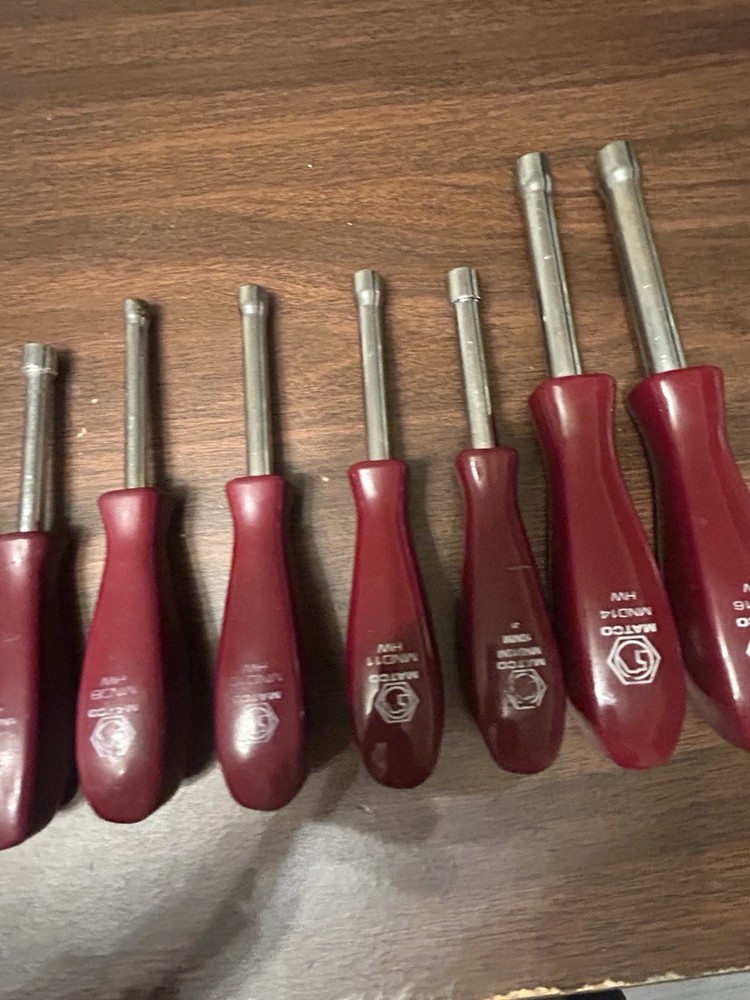 Matco 14pc Nut Grip Screwdriver Set Hard Handle