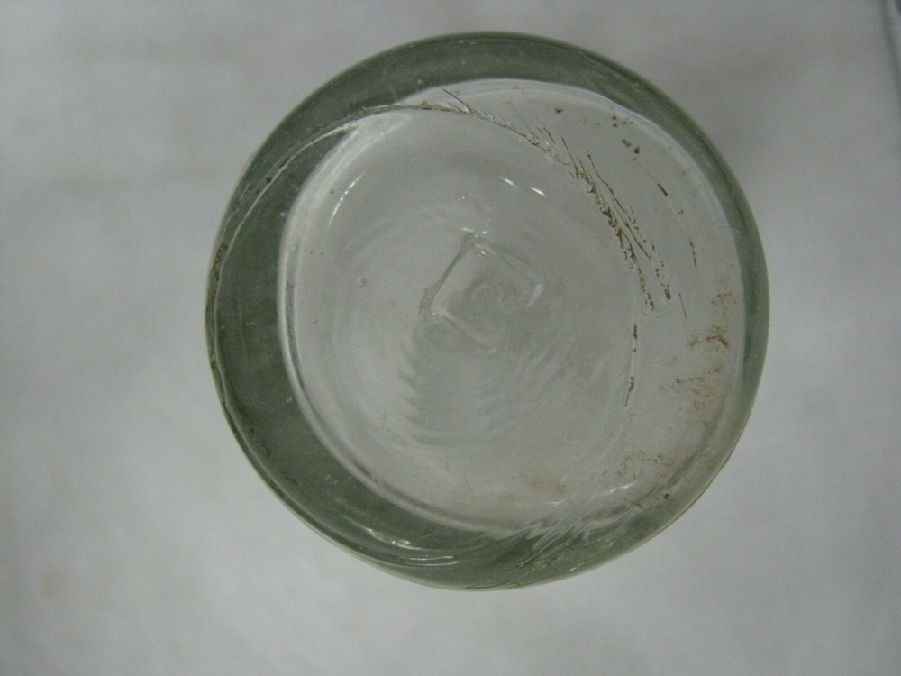 Vintage 5.25" Clear Soda(?) Bottle