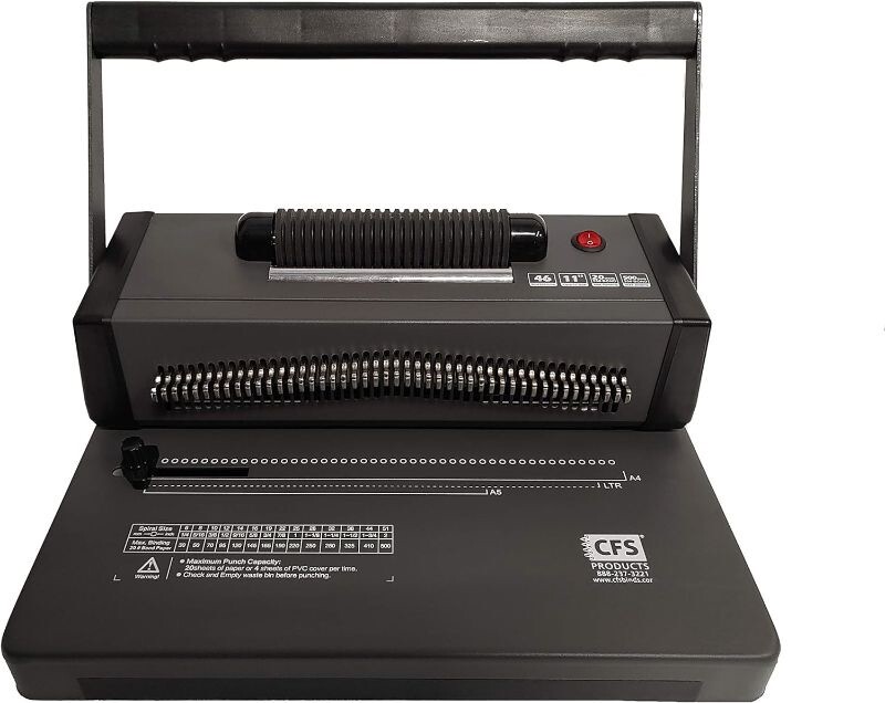 CFS Products, BetterBind Coil-It, Coil-Binding Machine w/ Electric Coil Inserter