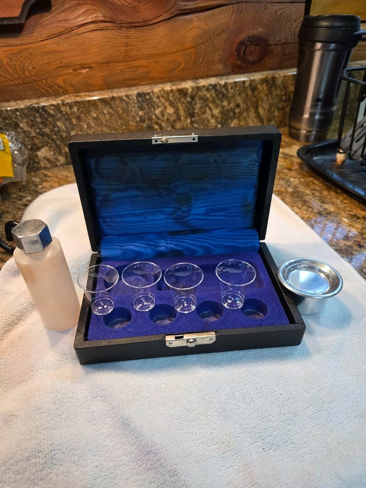 Vintage Travel Communion Set