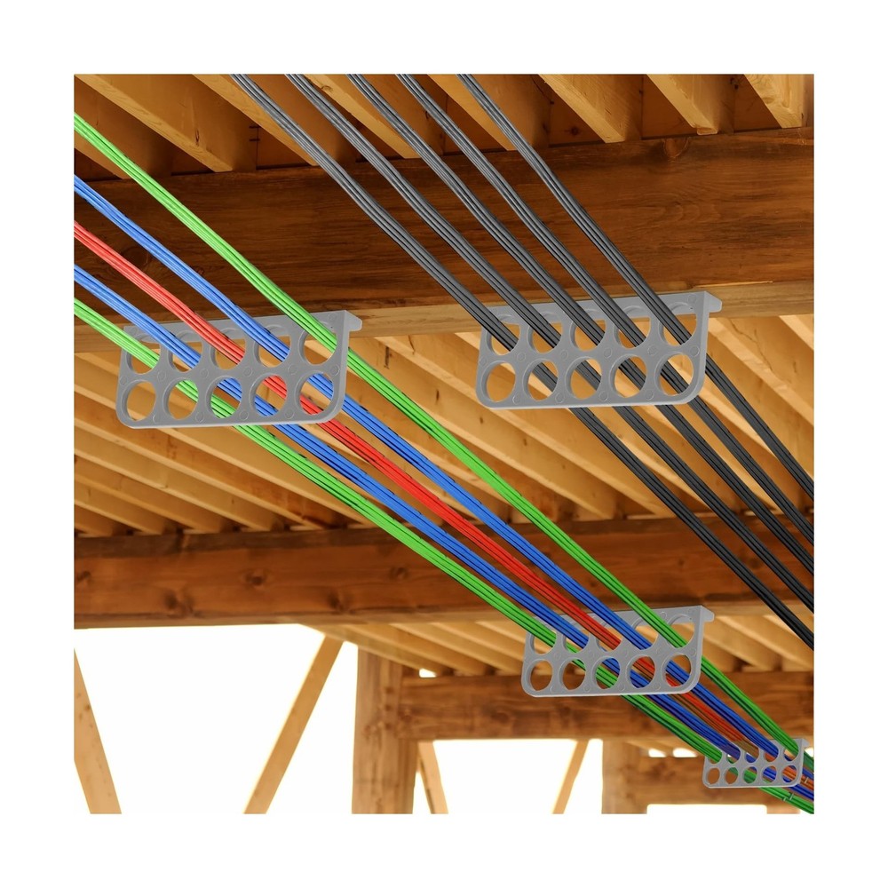 120Pack Cable Chase-Wire Bracket,Cable Support Wire Bracket Holder for NMB El...