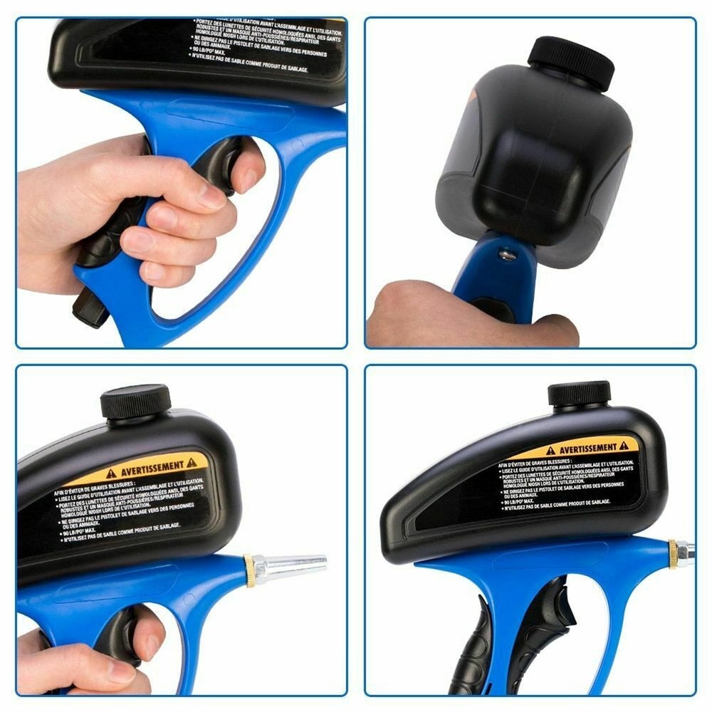 Handheld Pneumatic Antirust Sandblasting Machine Sandblasting Pneumatic Tool c