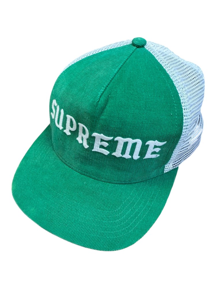 Supreme 14SS Rocksteady Mesh Back 5-Panel Green Snapback