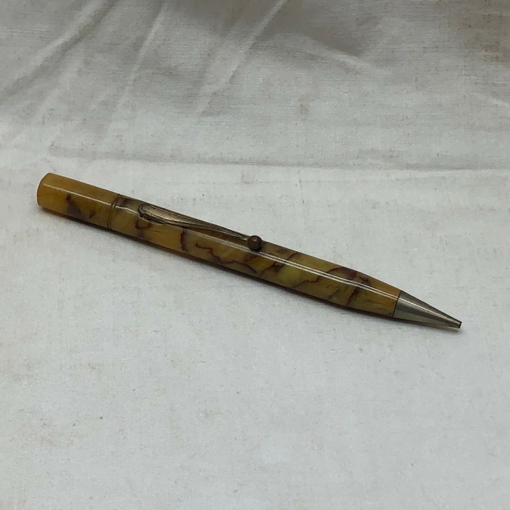 Vintage Mechanical Pencil Ornate Marbled Design