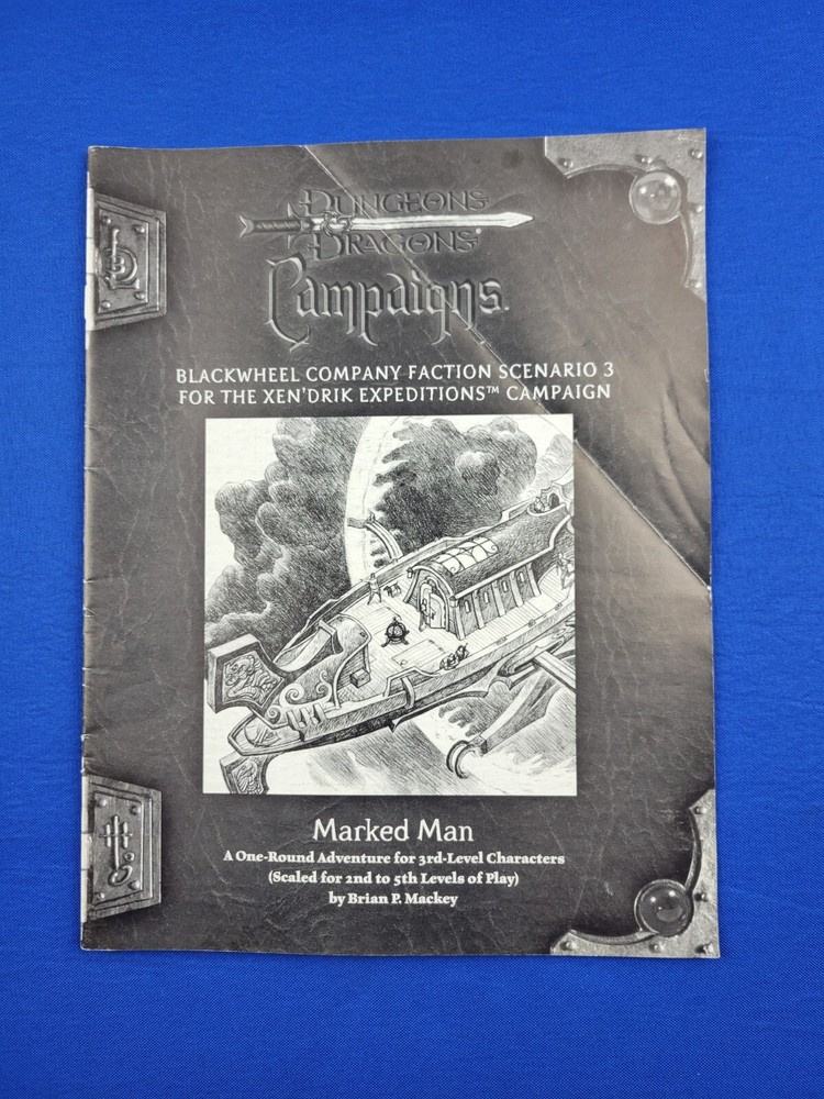 Marked Man Adventure Module - Dungeons and Dragons