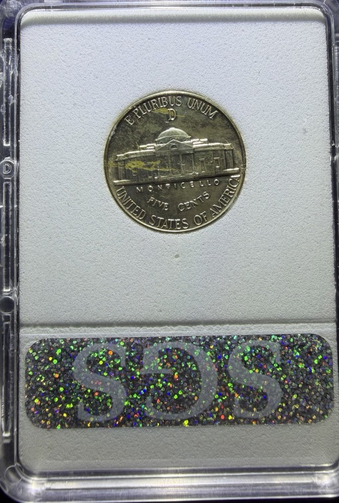 1943 D Jefferson Silver Uncirculated War Nickel