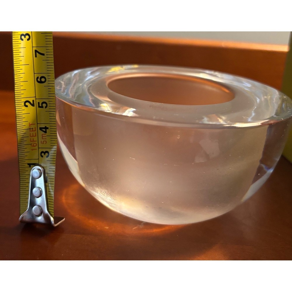 Fitz and Floyd glass candle holder