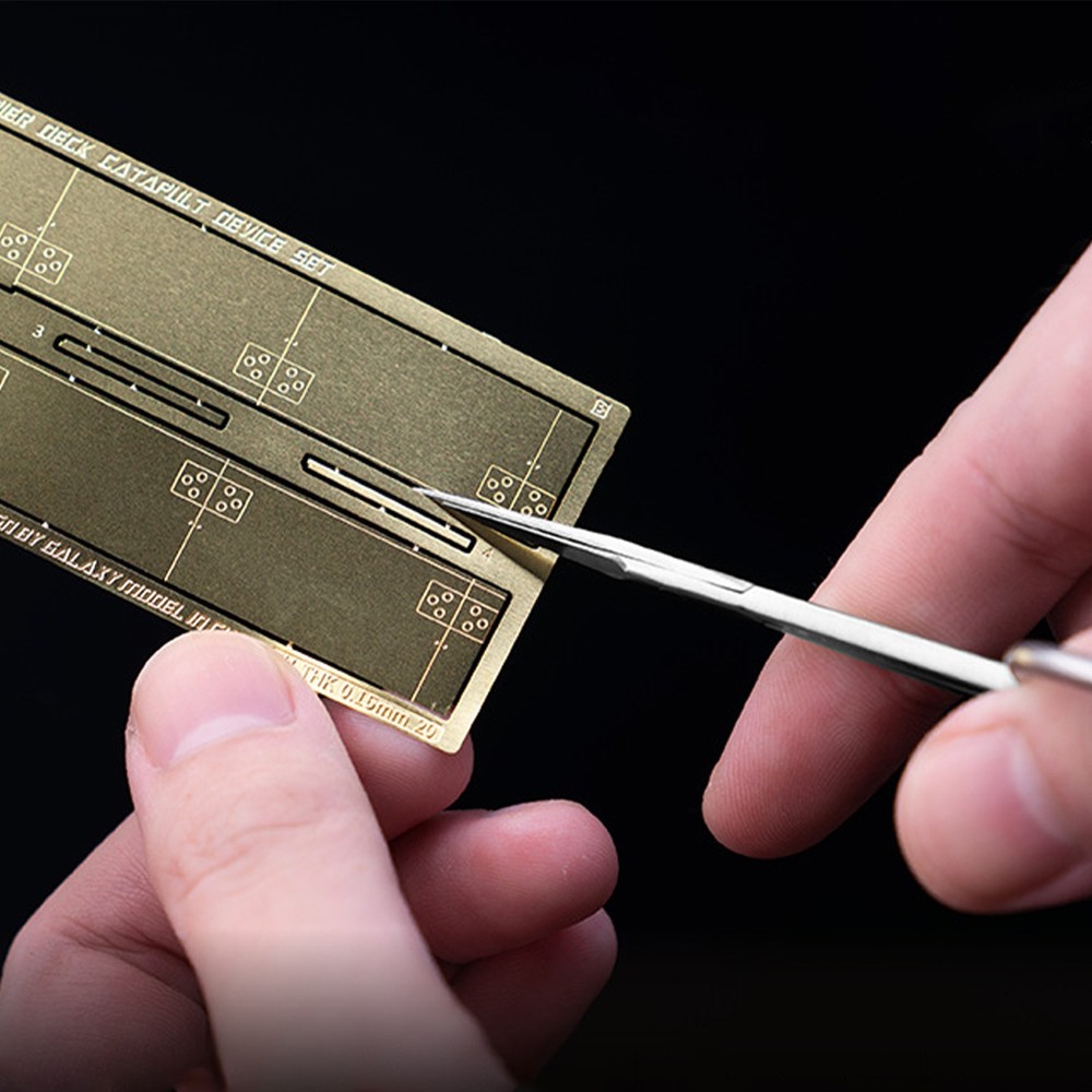 T10B02 Stainless Steel Thick Modeling Scissors For Model Building Etching Tool