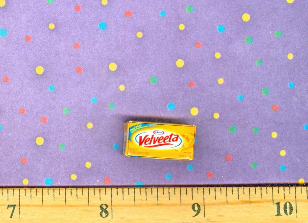 Dollhouse Miniature Size Cheese Box # V