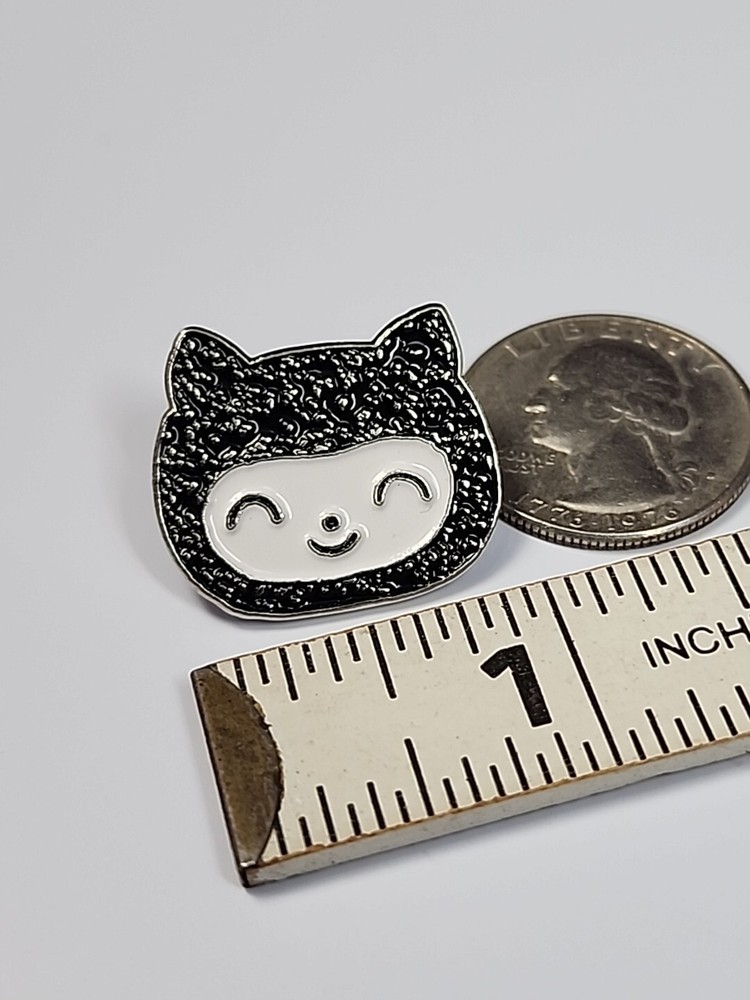 Cartoon Sheep Smile Face Lapel Pin