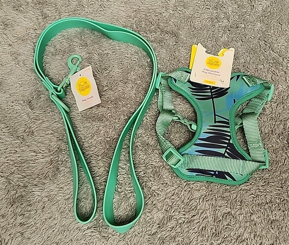 Sun Squad Leash and Adjustable Harness Size Small