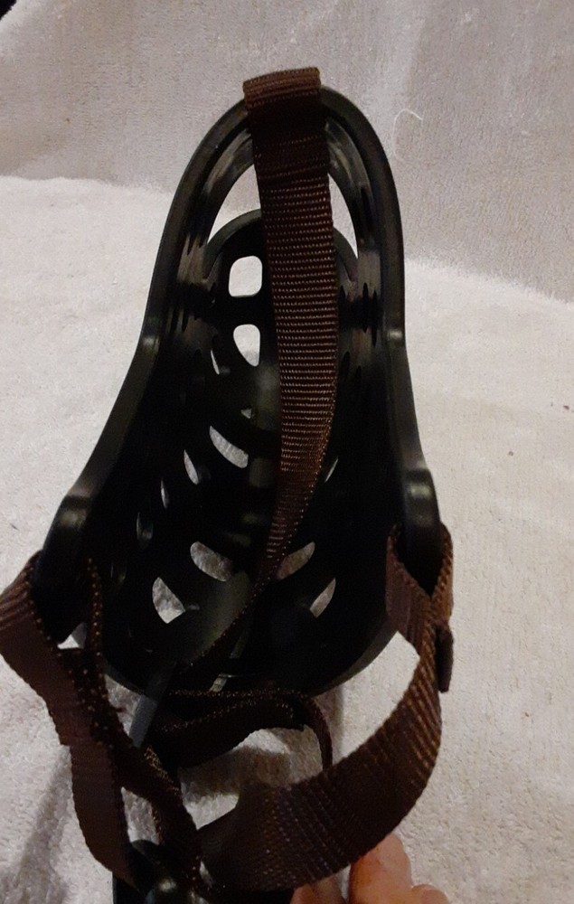 Handou Cage Dog Muzzle Anti-Barking/Chewing/Breathable Muzzle Size L Black