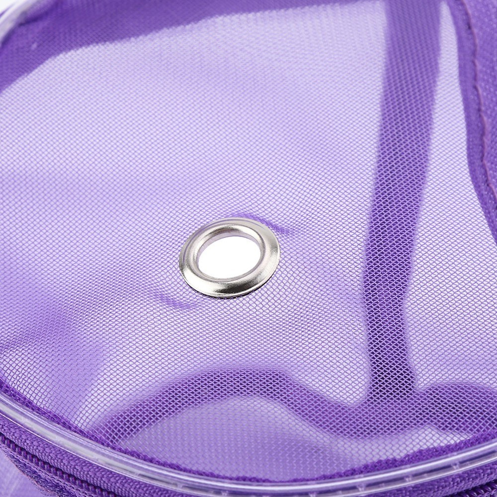 Purple Storage Bag Cylinder Mesh Wool Yarn Exquisite Container Handba
