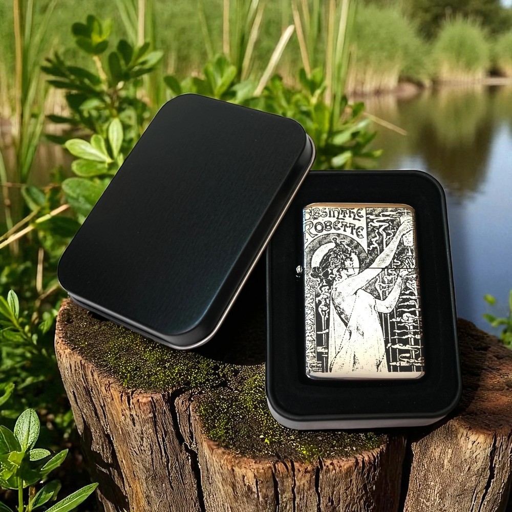 Lighter - Absinthe Robette High Polish Chrome