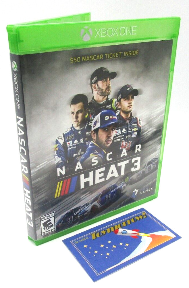 Microsoft XBox One NASCAR Heat 3 EMPTY Case