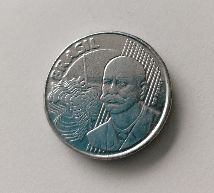Brasil Coin 50 Centavos 2002 Great Condition