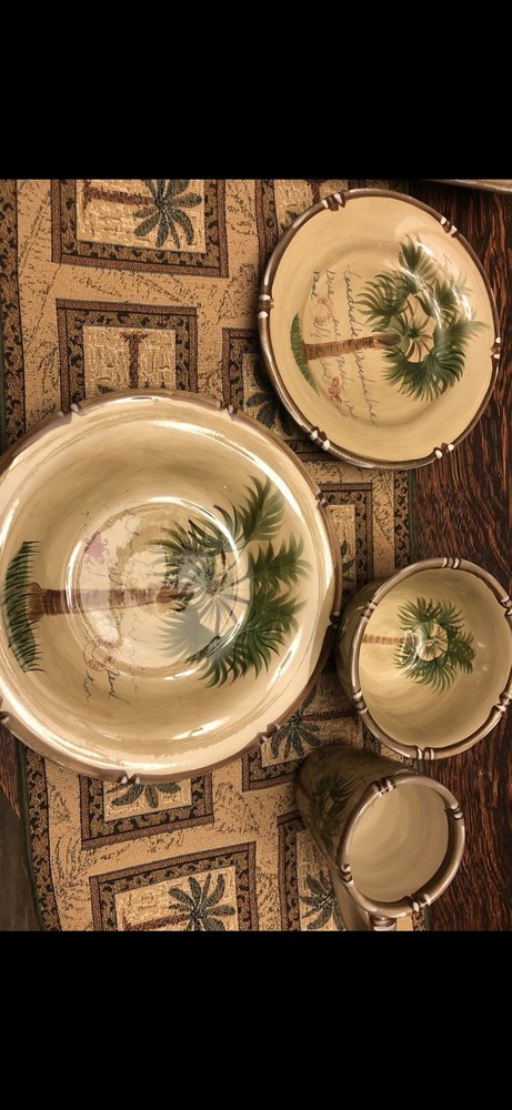 Palm Tree Bora Bora Tableware