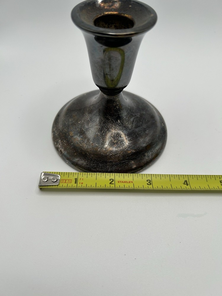 International Silver Compay Candle Sticks, Nice Condition! D7