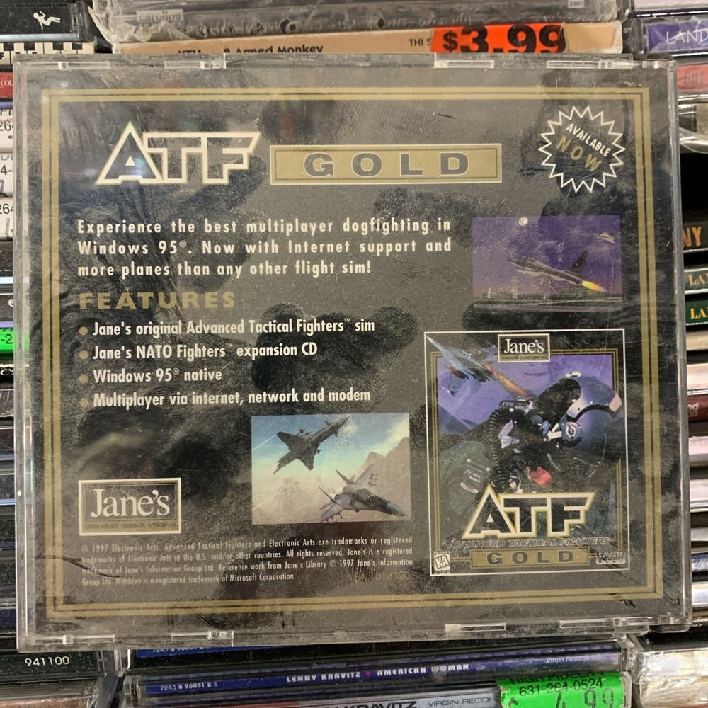 LONBOW - GOLD (Combat Simulator) [Vintage PC Game, VG] Win95/98