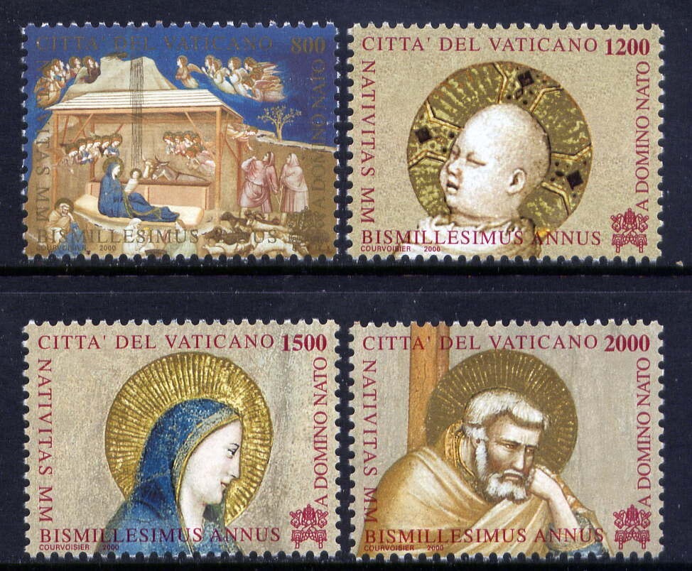 VATICAN Sc#1168-71 2000 Christmas MNH