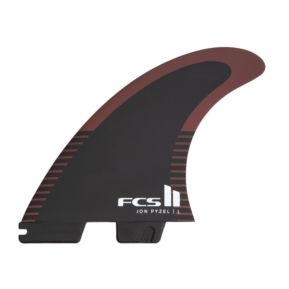 FCS 2 Pyzel PC Tri-Fin Set Black-Shiraz L