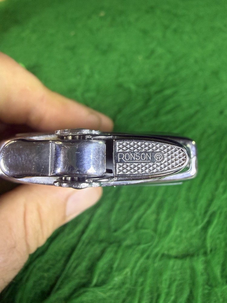 Vintage Ronson Mastercase Lighter Cigarette Case 1930s Art Deco