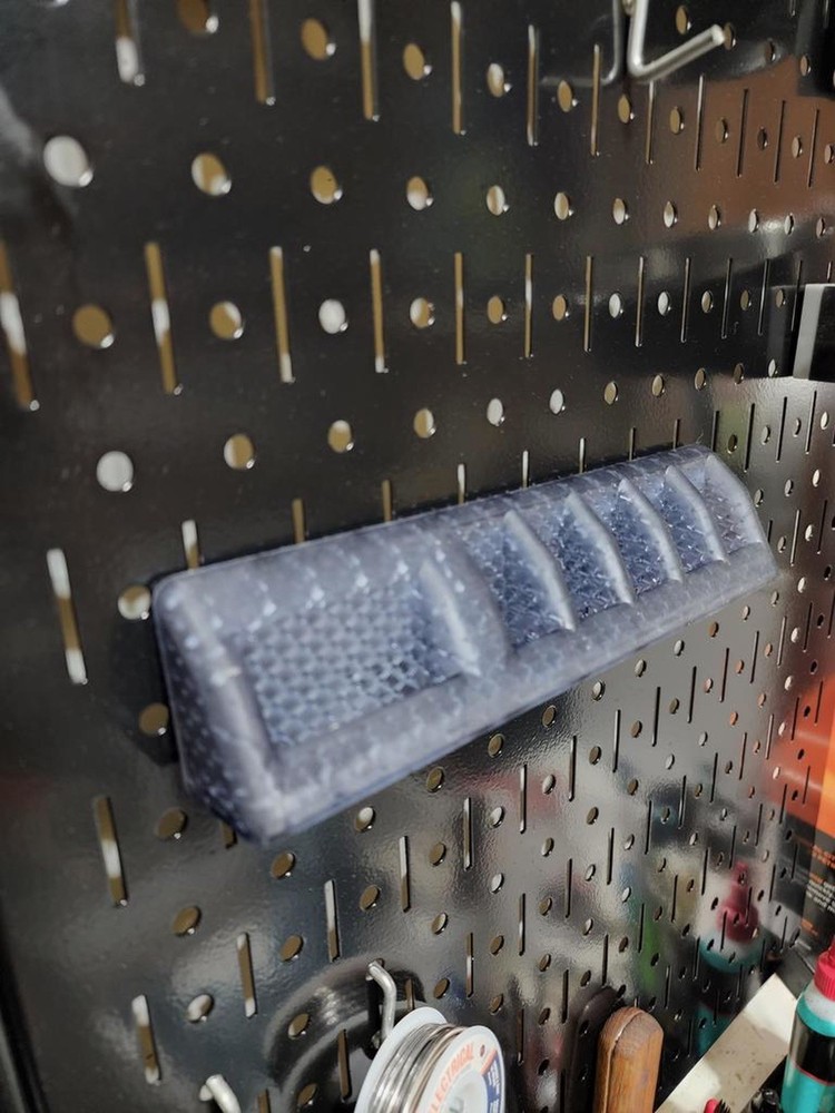 Pegboard Tool Holder Organizer - Workshop Storage Rack for Garage Organization -