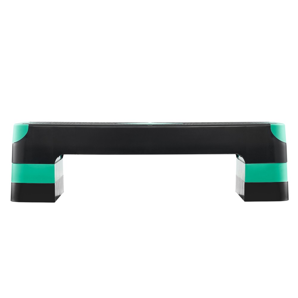 Aerobic Stepper Platform, 4 Adjustable Risers, Non-Slip Workout Step
