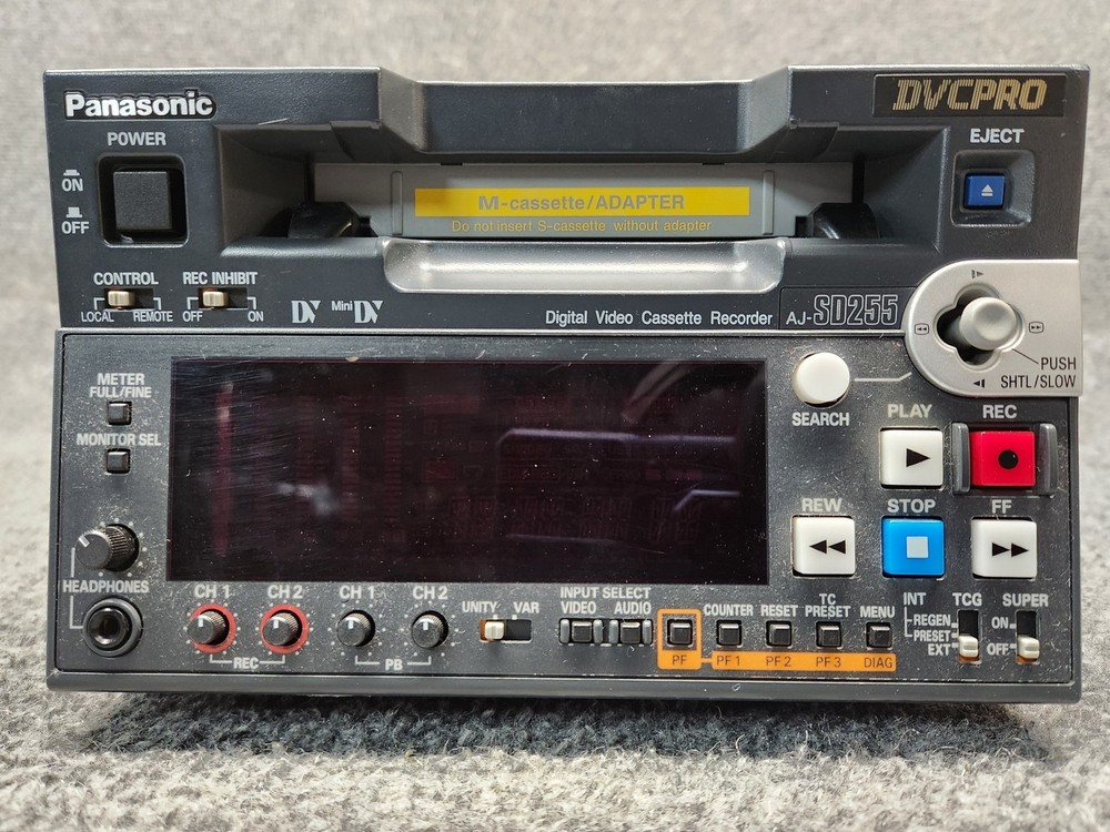 Panasonic AJ-SD255P DVC Pro Digital Video Cassette Recorder *Tested*