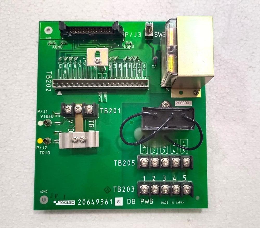 TOKIMEC  20649361 5  Radar DB Assembly PCB Card