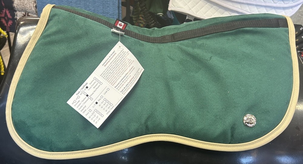 Ogilvy S/P Half Pad Hunter Green/Tan