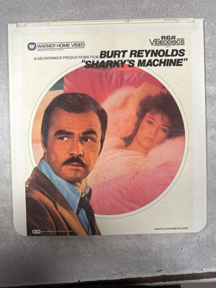 Sharky's Machine CED VideoDisc - Burt Reynolds 1981