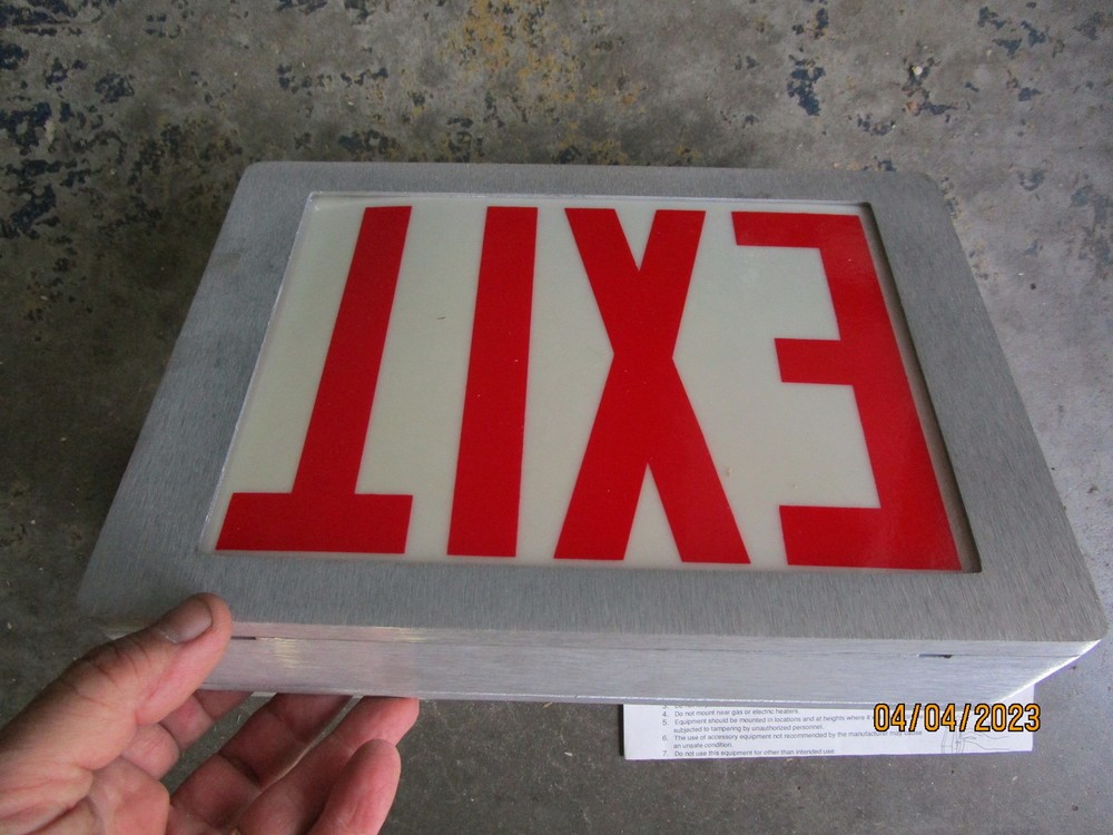 Emergi-Lite Exit Sign Two Sided