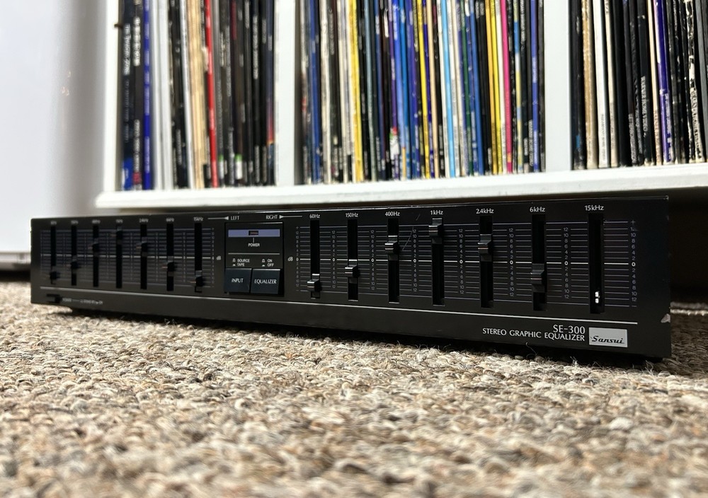 Sansui SE-300 7-Band Stereo Graphic Equalizer TESTED ✅